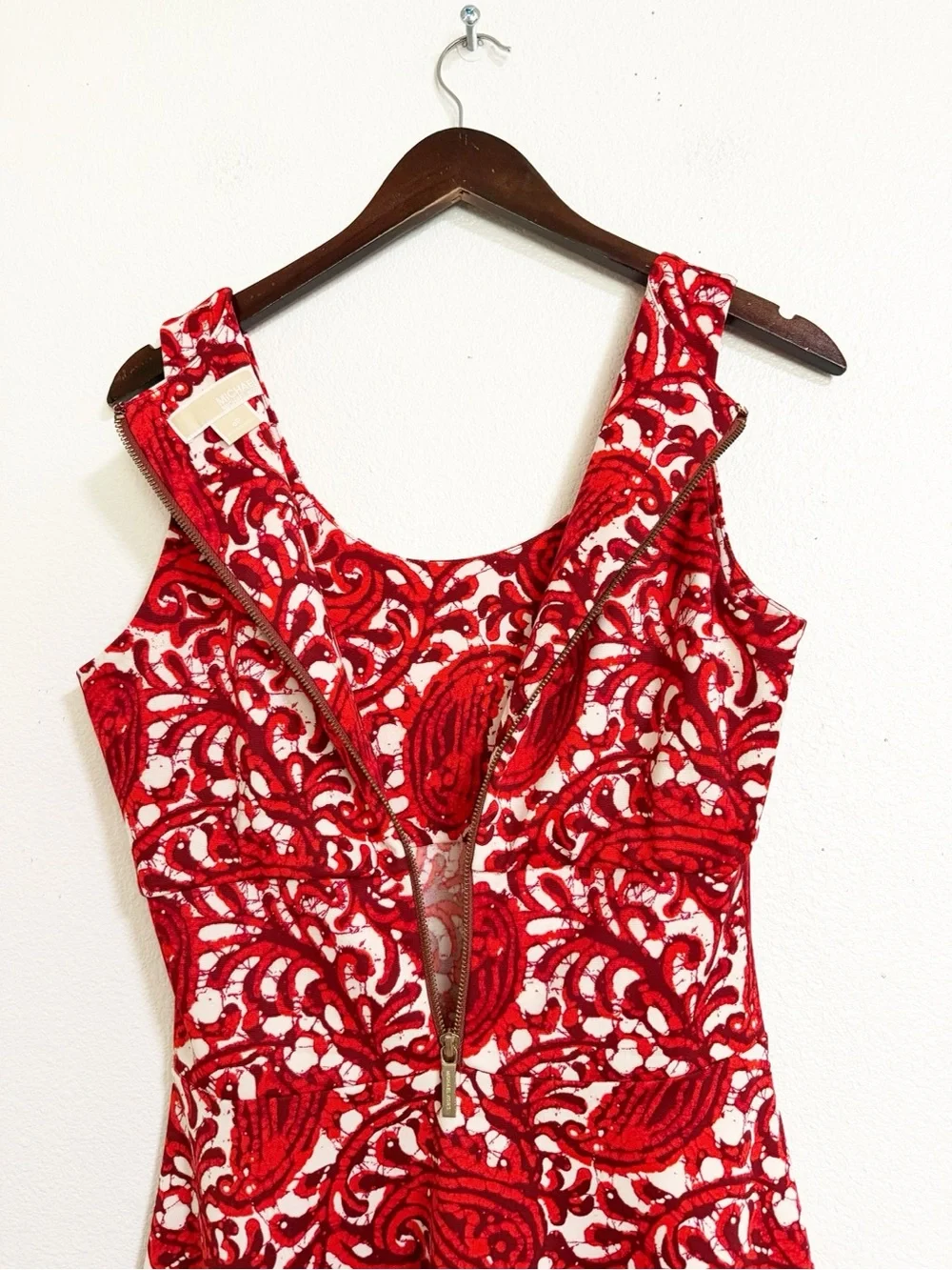 Michael Kors Paisley Fit and Flare Dress